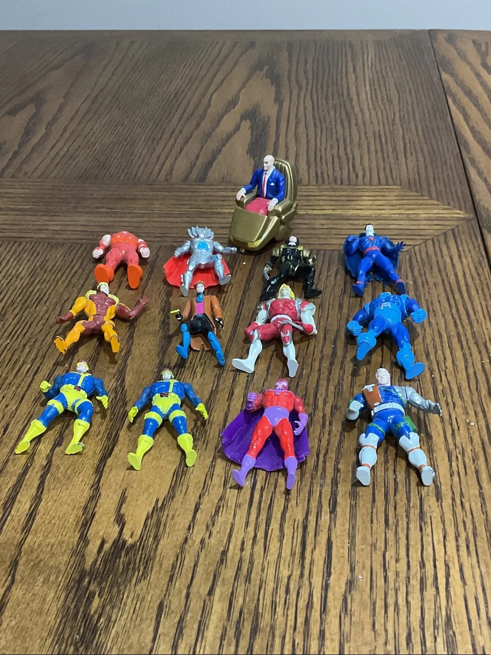 13 Marvel X-men from 1994 “Steel Mutants” line diecast metal, poseable